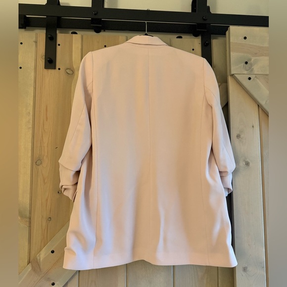 Express Light Pink Boyfriend Blazer - Picture 8 of 10
